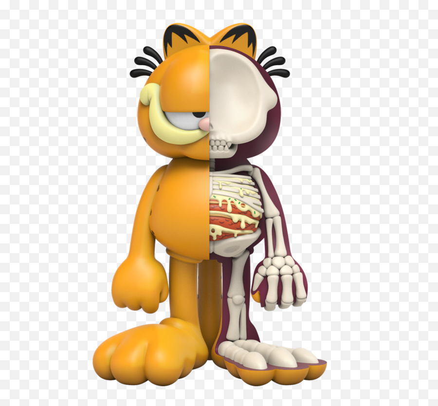 Xxray Plus Garfield - Mighty Jaxx Garfield Png,Garfield Transparent