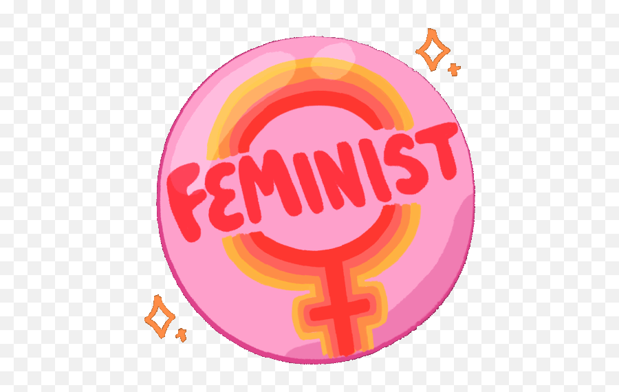 Feminist Feminism Gif - Feminist Feminism Feministpin Kadet Remaja Sekolah Png,Feminism Icon