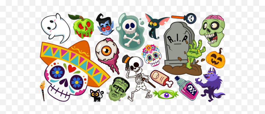 Halloween Cursor Collection - Fictional Character Png,Scary Chrome Icon Png