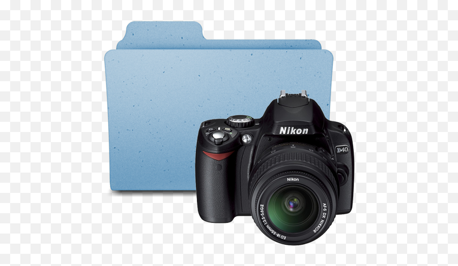 Folder Nikond Icon - Digital Slr Png,Nikon Lens Icon