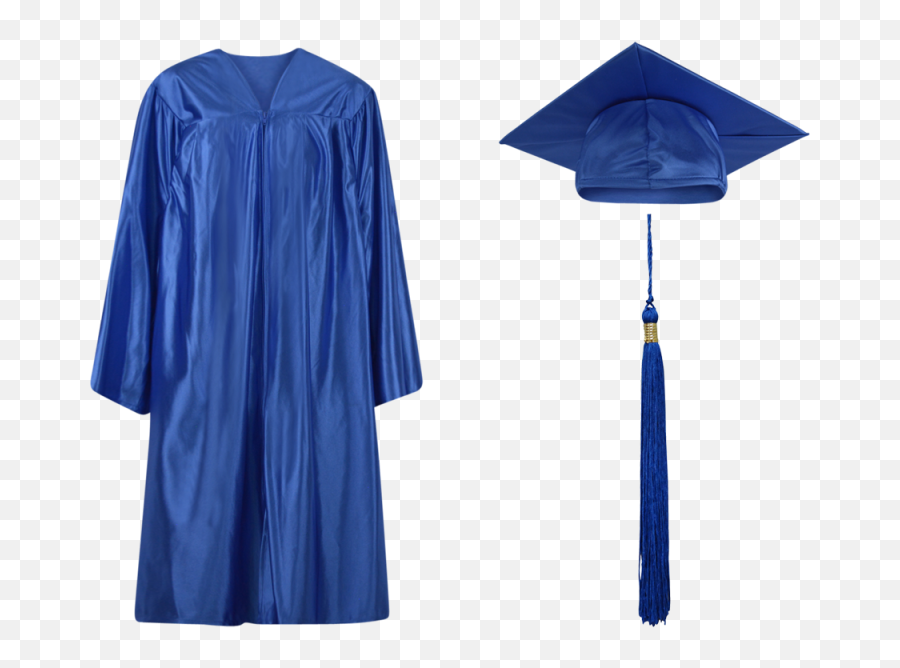 Cap And Gown Pictures Free Download Best - Blue Graduation Gown Clip Art Free Png,Graduation Cap Png