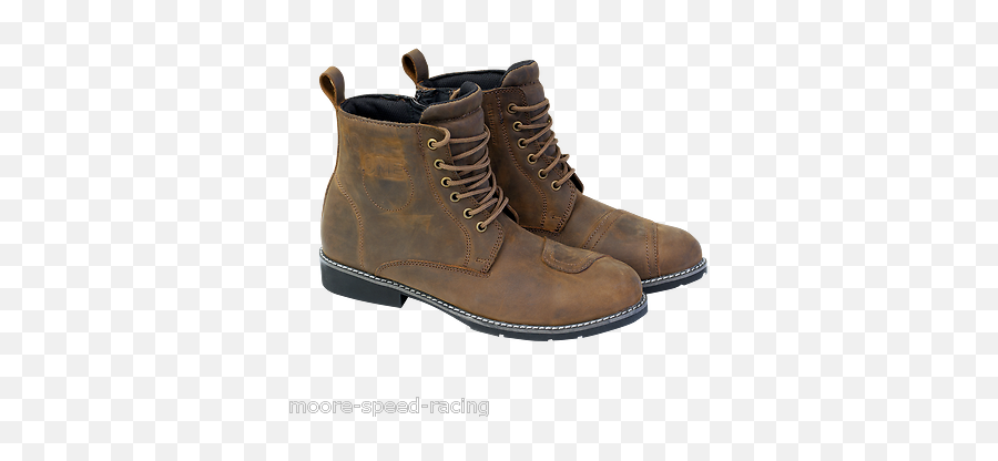 Route One Ashton Motorcycle Boot Brown - Lace Up Png,Icon Victory Kevlar Jeans