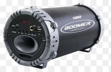 Boomer Impulse Led Bluetooth Boombox - Cylinder png