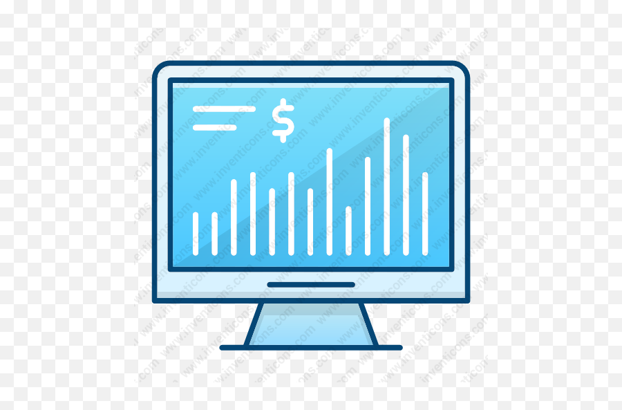 Download Stock Market Vector Icon Inventicons - Statistical Graphics Png,Stock Market Icon