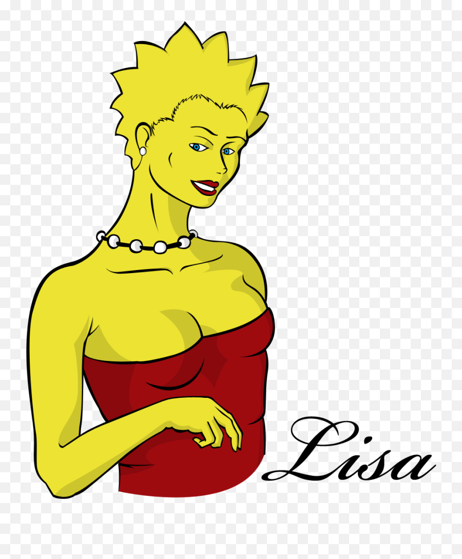 Lisa Simpson By Kinsei - Bart Simpson T Pose Png,Lisa Simpson Png