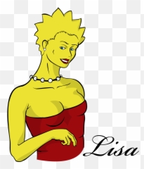 Lisa Simpson By Kinsei - Bart Simpson T Pose Png,Lisa Simpson Png