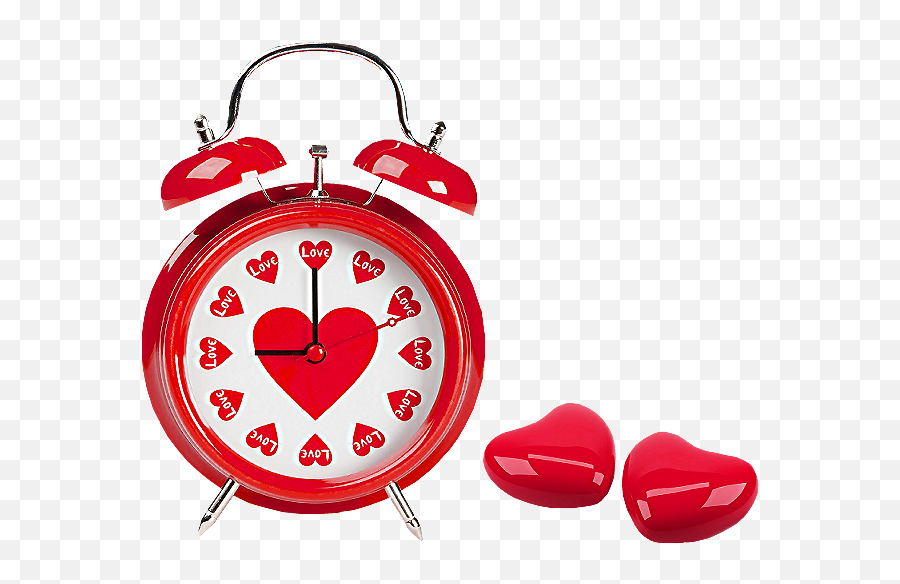 Library Of Heart Clock Image Transparent Png Files - Alarm Clock With Heart,Clock Transparent Png