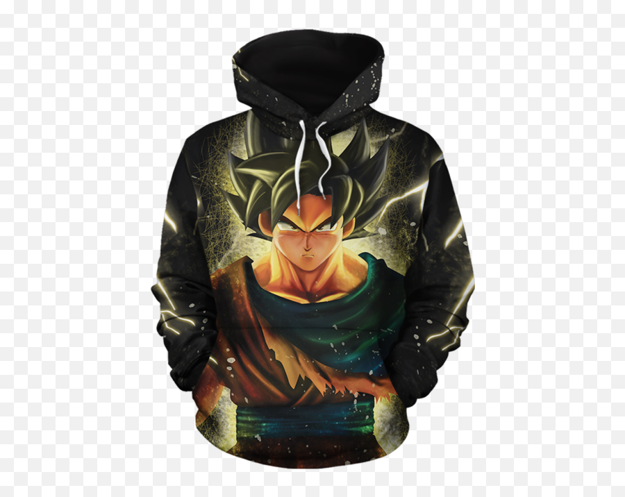 Dragon Ball Z The Remarkable Son Goku Black Pullover Hoodie - Hoodie Png,Goku Black Png