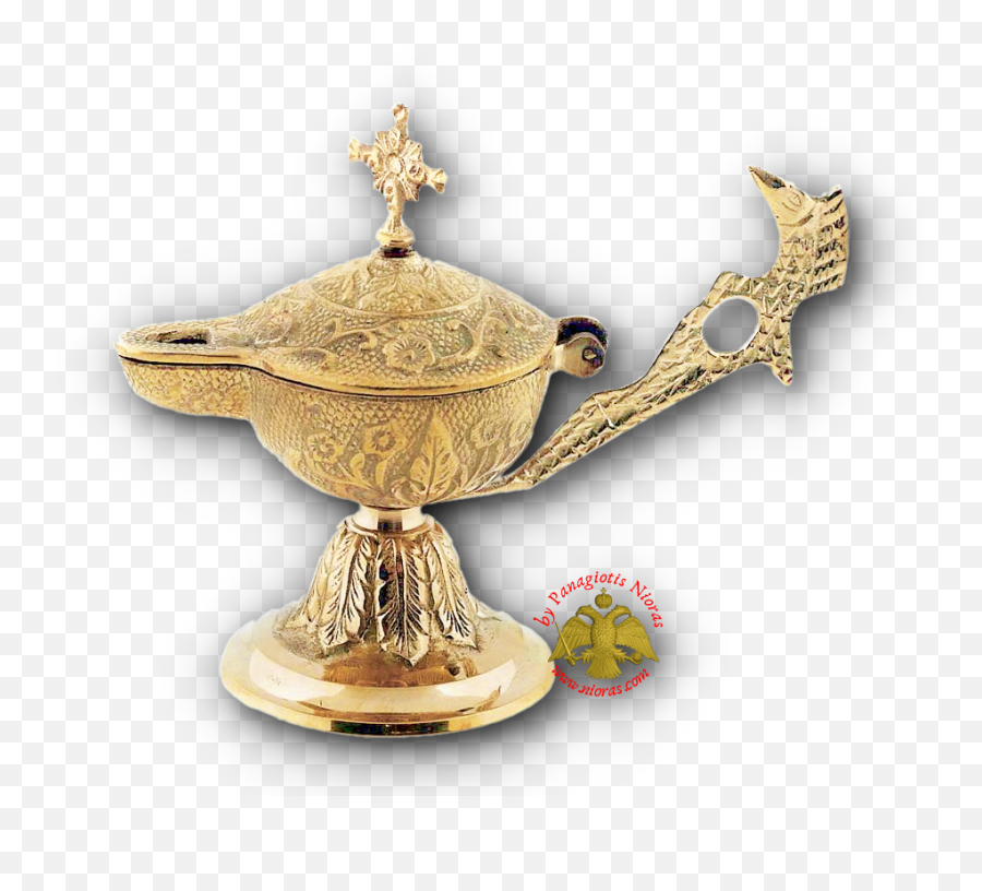 Orthodox Gianiotiko Lamp Style Incense Burner Brass Home - Serveware Png,Icon Theotokos Chalice