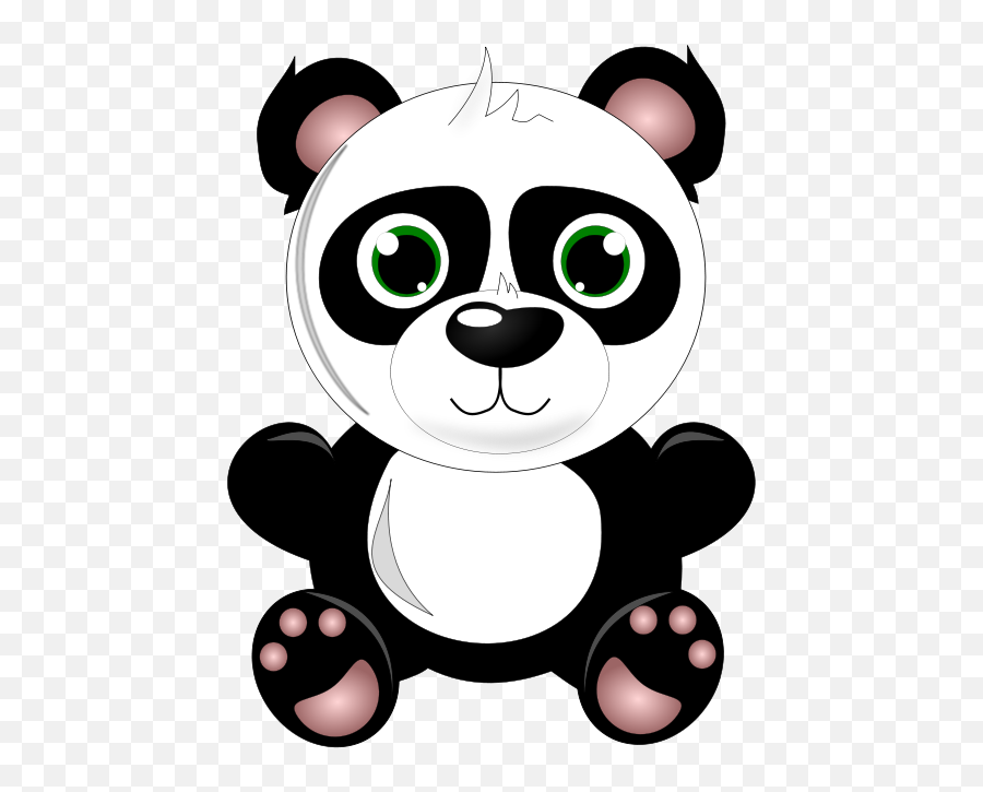 Cute Panda Clipart Png - Find The Name Puzzle,Cute Panda Png