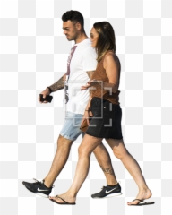 Png People Walking Picture - Man And Woman