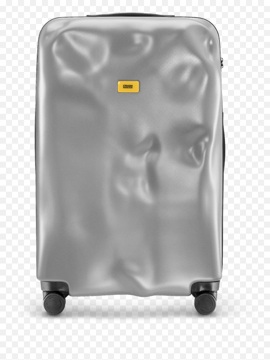 Icon Silver Large Suitcase - Sigg Crash Baggage Png,Silver Icon