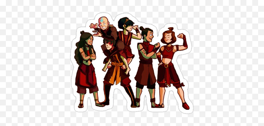 Download Wastickerapps Zuko Stickers For Whatsapp Free - Aang Sokka Katara Toph And Zuko Png,Zuko Icon