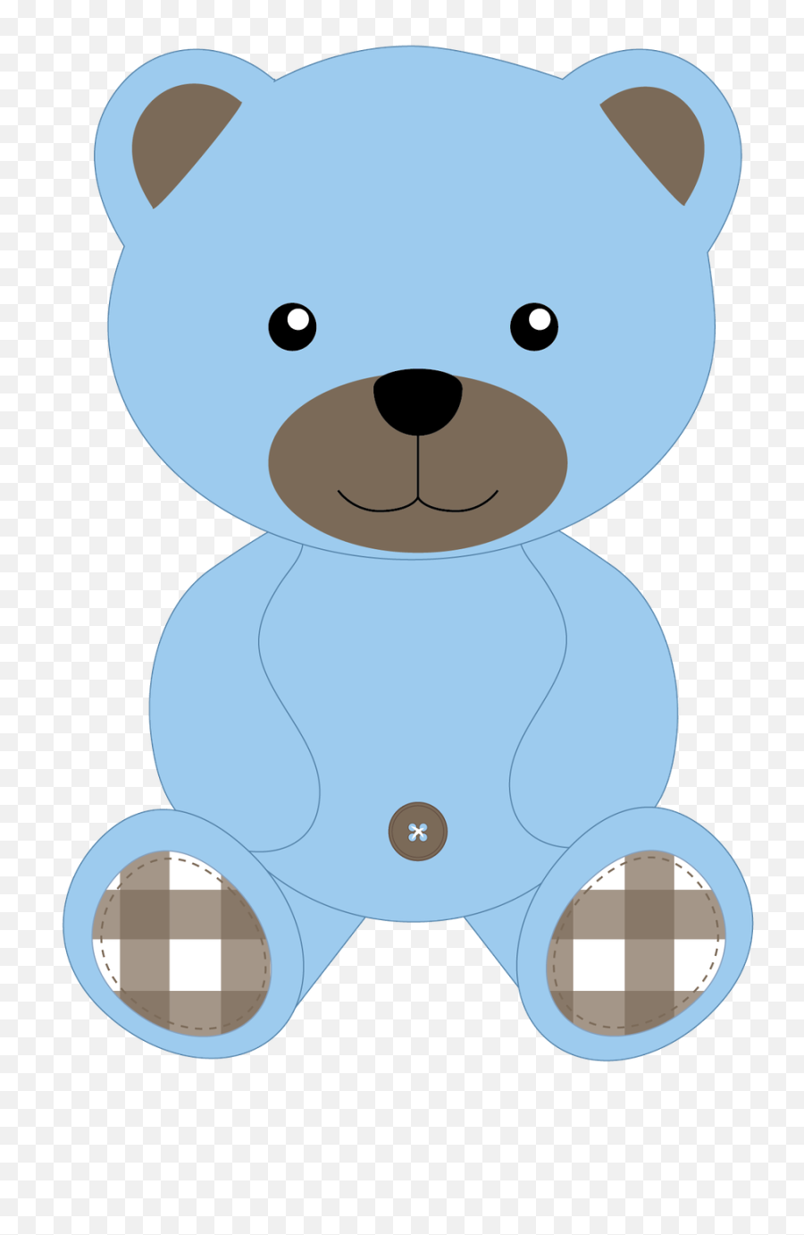 Teddy Bear Png - Baby Teddy Bear Png Osos Baby Shower Niño Blue Teddy Bear Clipart,Bear Png
