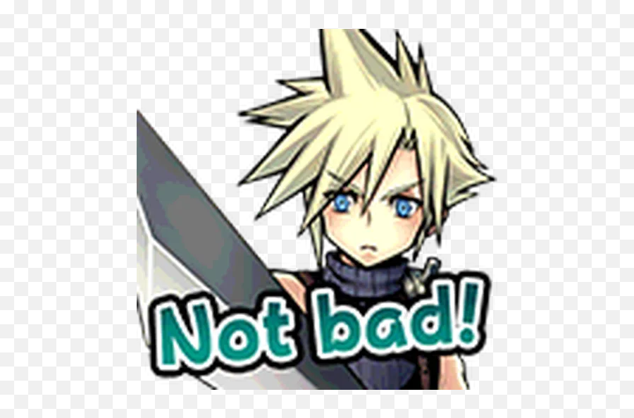 Final Fantasy Dissidia Character Pack Vol02 Sticker - Final Fanstasy Love Stickers Png,Cloud Strife Icon