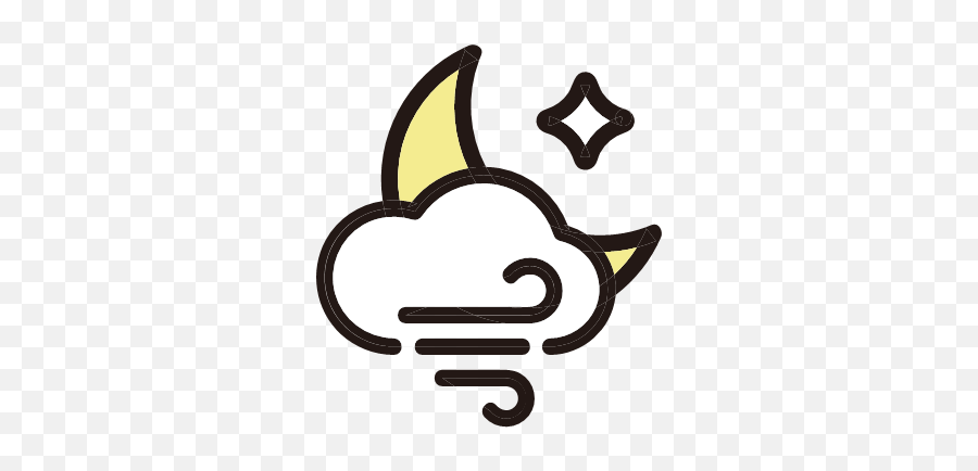 Storm Weather Wind Icon - Weather Color Png,Wind Weather Icon
