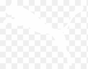 Puma Logo Png Transparent Images - White