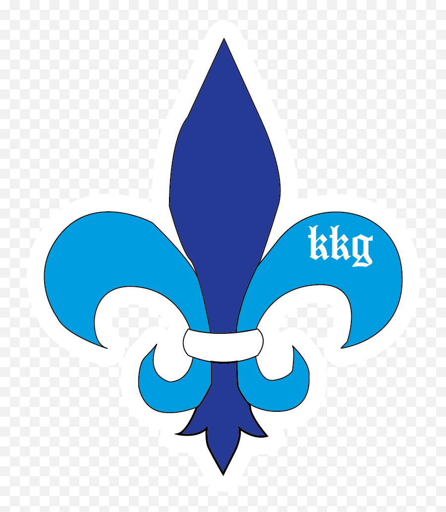 Kkg Fleur De Lis Sticker Lkbstickersss - Kappa Kappa Gamma Stickers Png,Fleur De Lis Icon