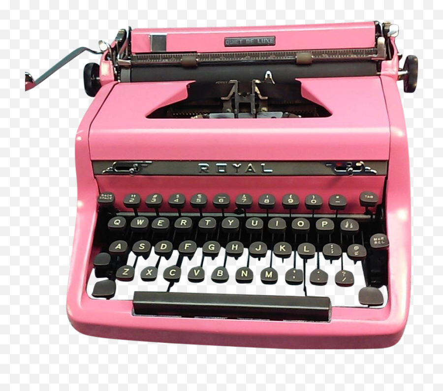 Typewriter Png - Pink Typewriter Transparent Png,Typewriter Icon Png