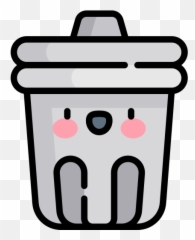 Trash Can - Free ecology and environment icons Bote De Basura Kawaii png