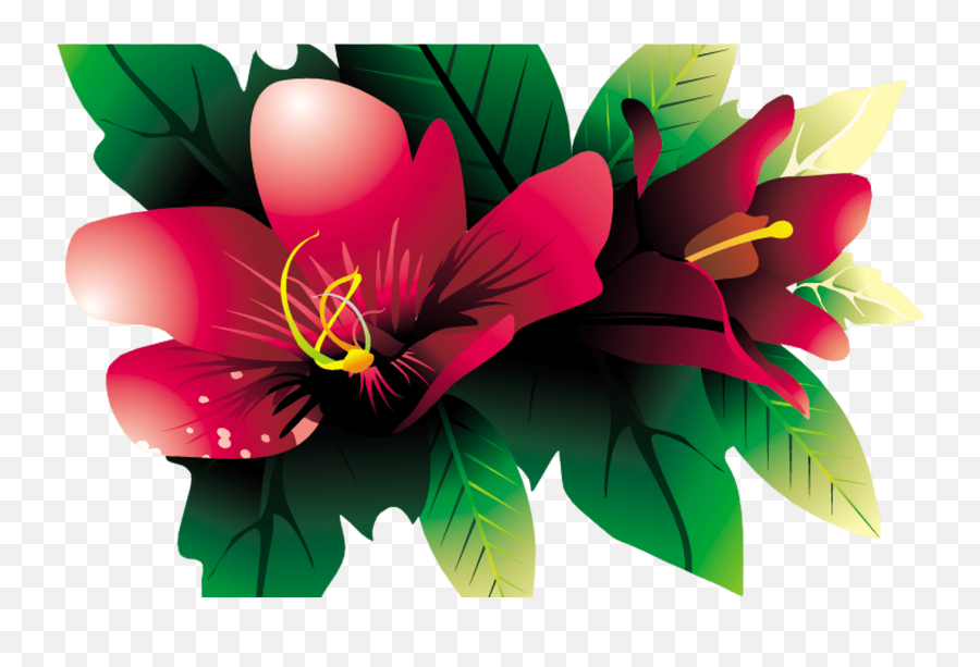 Png - Transparent Tropical Flower Png,Hawaiian Flowers Png