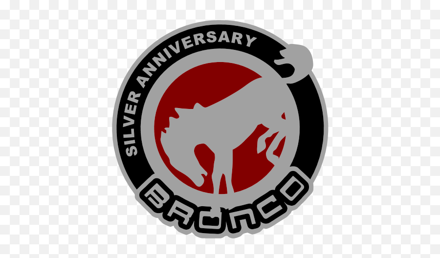 Silver Anniversary Bronco Logo Download - Logo Icon Taco Nazo Png,Broncos Icon