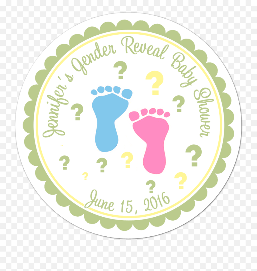 Download Gender Reveal Baby Feet Personalized Sticker - Stickers Feet Baby Png,Baby Feet Png