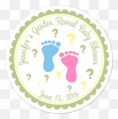Download Gender Reveal Baby Feet Personalized Sticker - Stickers Feet Baby Png,Baby Feet Png