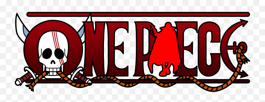 One Piece Logo - One Piece Logo Png Red,One Piece Png