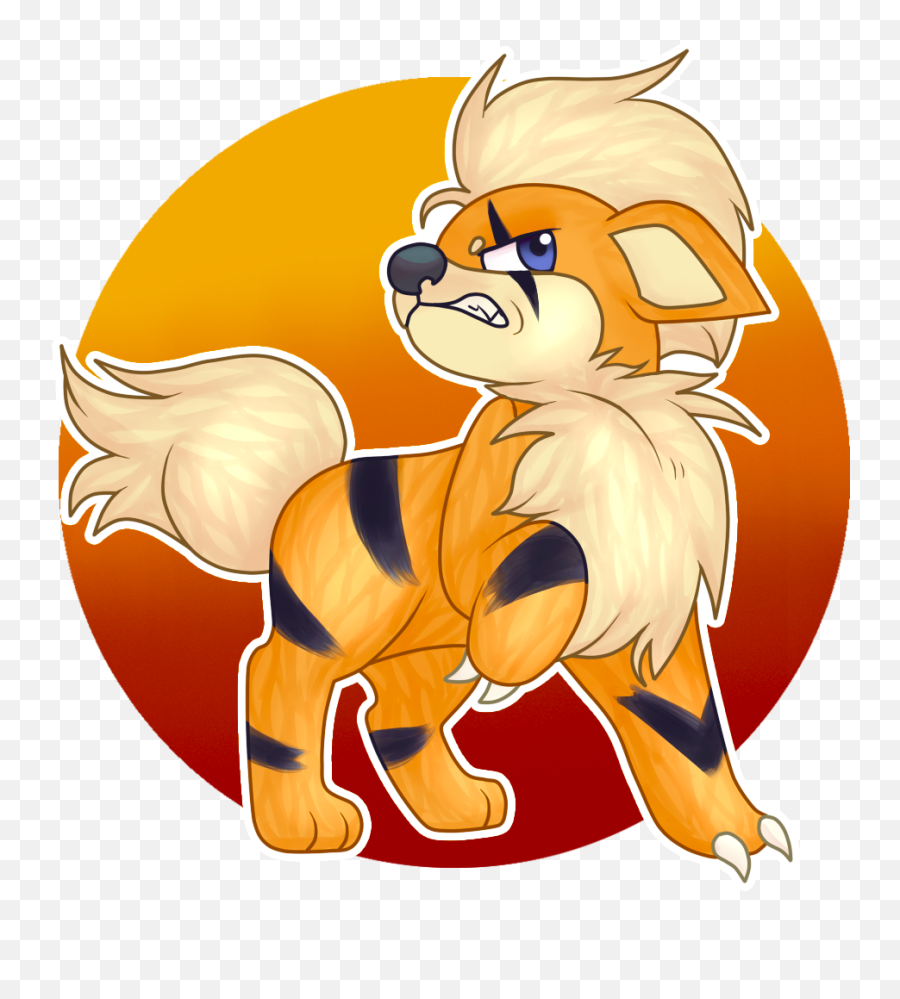 Growlithe - Cartoon Png,Growlithe Png