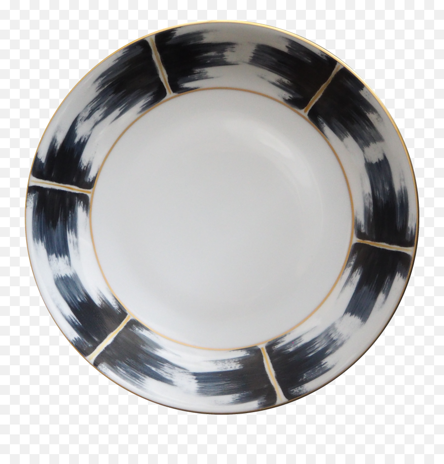 Kaleidoscope Dinner Plate Blue Black And Gold - Plate Png,Dinner Plate Png