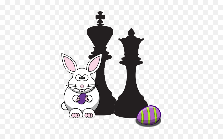 Download Free Chess Easter Clipart - White Easter Bunny Chess Easter Png,Easter Clipart Png