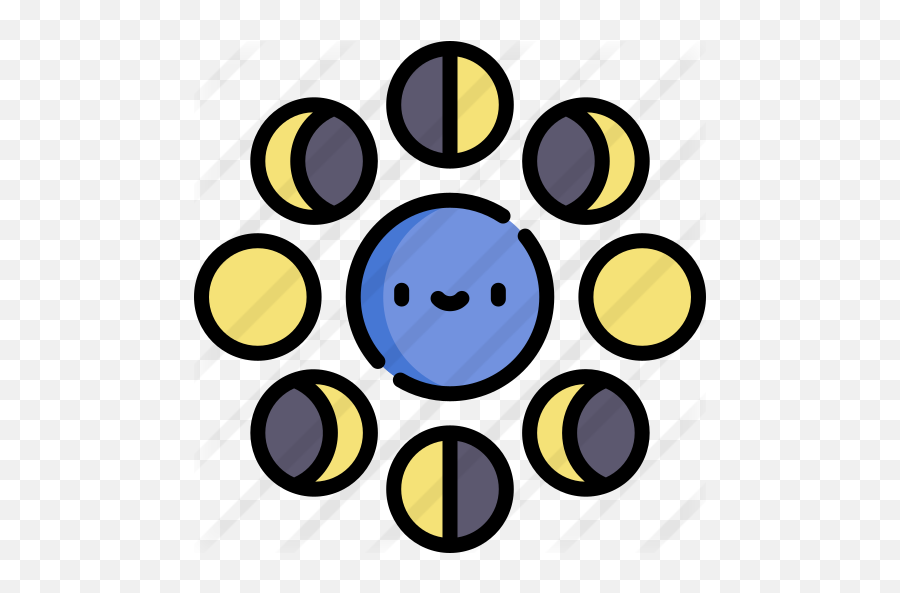 Moon Phases - Free Nature Icons Circle Png,Moon Phases Png