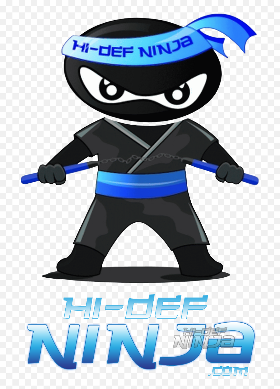 Smaller - Ninjamaskedtransparent Hidef Ninja U2013 Bluray Cartoon Png,Ninja Transparent