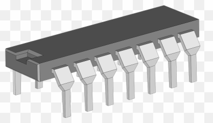 Integrated Circuit Chip - 3rd Generation Of Computer png