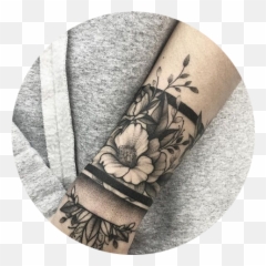 Download Tattoo Removal - Flower Arm Band PNG Image Wrist Cool Tattoos