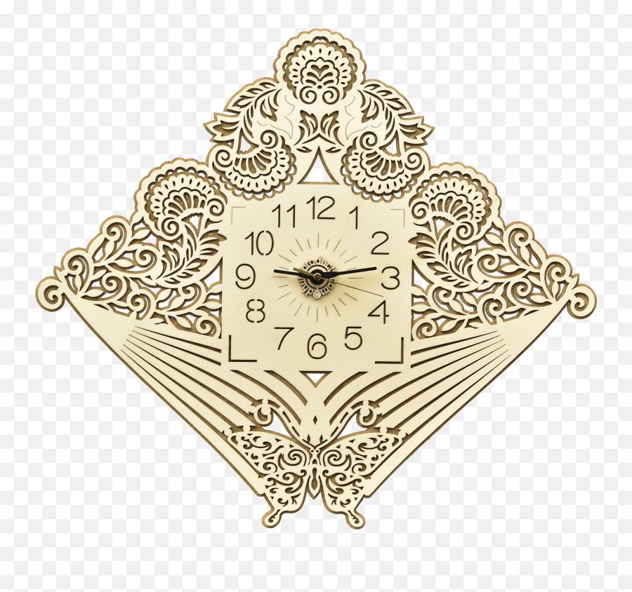 Wall Hanging Wood Clock - Portable Network Graphics Png,Hanging Wood Sign Png