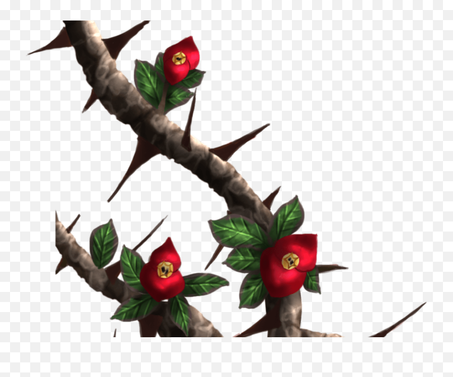 Thorn Vines Crown Of Thorns Painted By - Rose Thorns Png,Thorn Crown Png