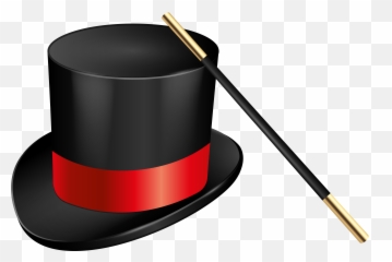 Mad Hatter Hat Drawing - Magician Hat Transparent Background Png,Mad Hatter Hat Png