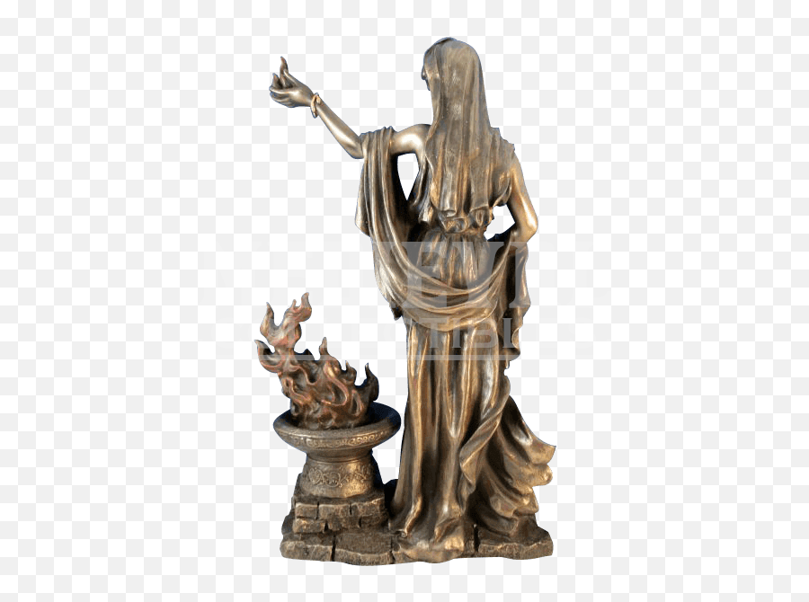 Download Hd Item - Greek Goddess Hestia Statue Transparent Hestia Png,Greek Statue Png