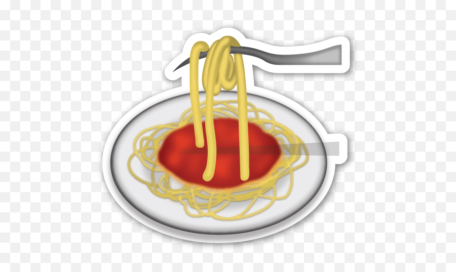 Spaghetti Emojistickerscom Adesivos Sticker - Emoji Spaghetti Png,Knife Emoji Png