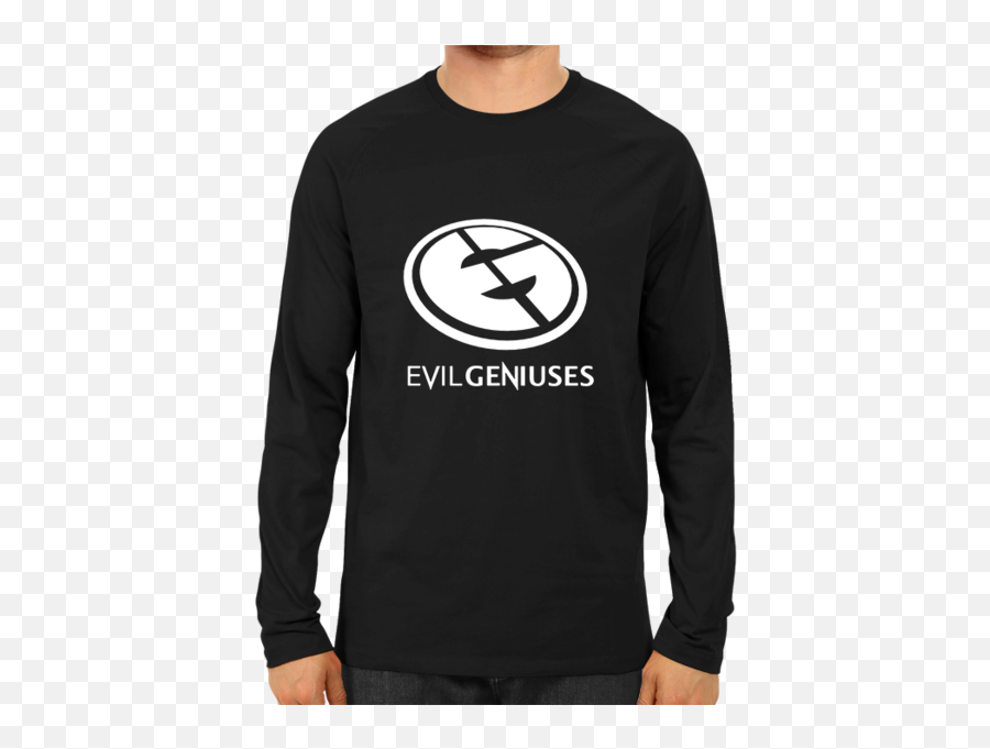 Download Hd Team Evil Geniuses Full Sleeve Black - L S Logo Hdfc Bank Logo T Shirt Png,Ls Logo