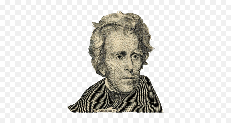 Launching The New Republic - 20 Dollar Bill Png,Andrew Jackson Png