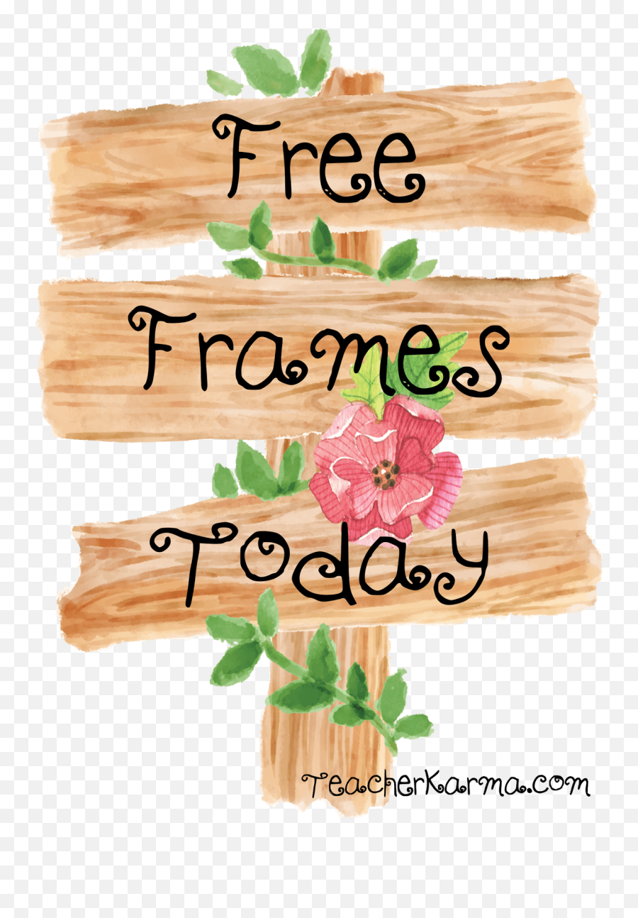 Free Wooden Sign Clipart Archives - Wooden Sign With Flowers Png,Wood Sign Png