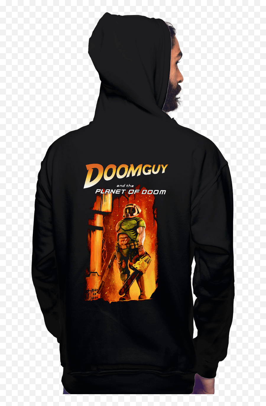 The Planet Of Doom Shirt Shirtpunch - Doomguy In Casual Clothes Png,Doom Guy Png