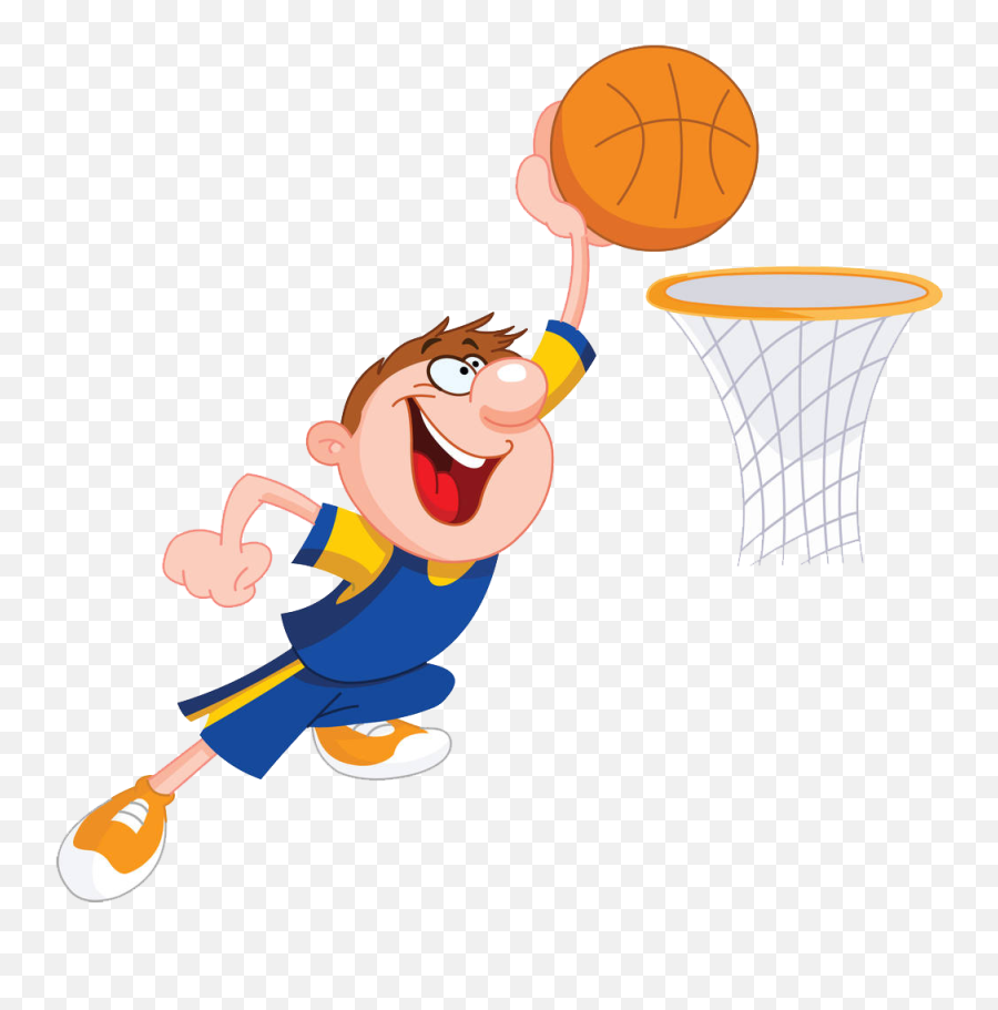 Png Free Stock Cartoon Slam Dunk Clip - Cartoon Basketball Slam Dunk,Cartoon Basketball Png