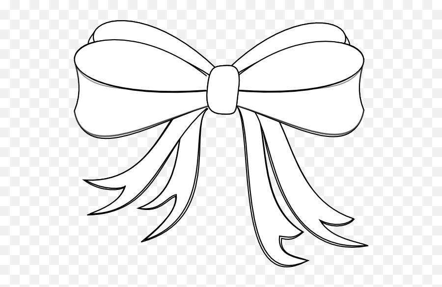 White Ribbon Bow Clip Art - Vector Clip Art White Ribbon Bow Clipart Png,Ribbon Bow Png