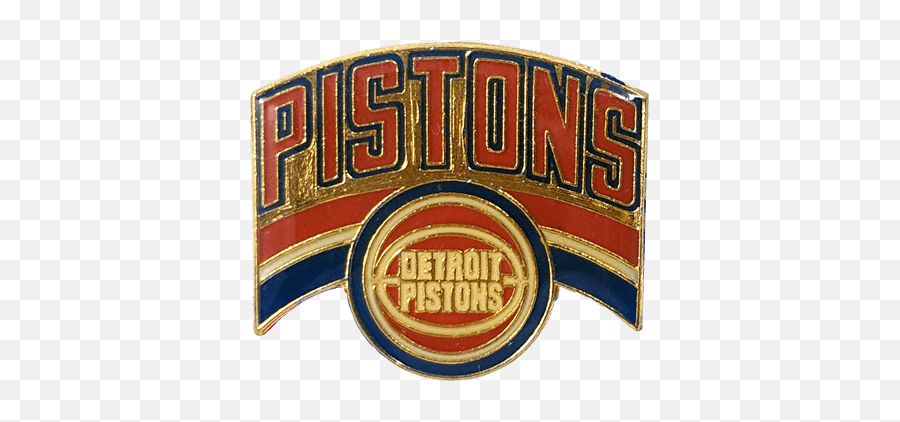 Vintage Detroit Pistons Pin - Label Png,Detroit Pistons Logo Png