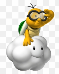Cloud Clipart Mario Bros Transparent Free - Lakitu Mario Kart Tour Png,Mario Kart Png
