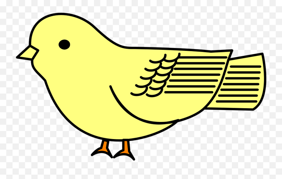 Download Cartoon Bird Hd Png - Uokplrs Cartoon Yellow Bird Drawing,Bird Png